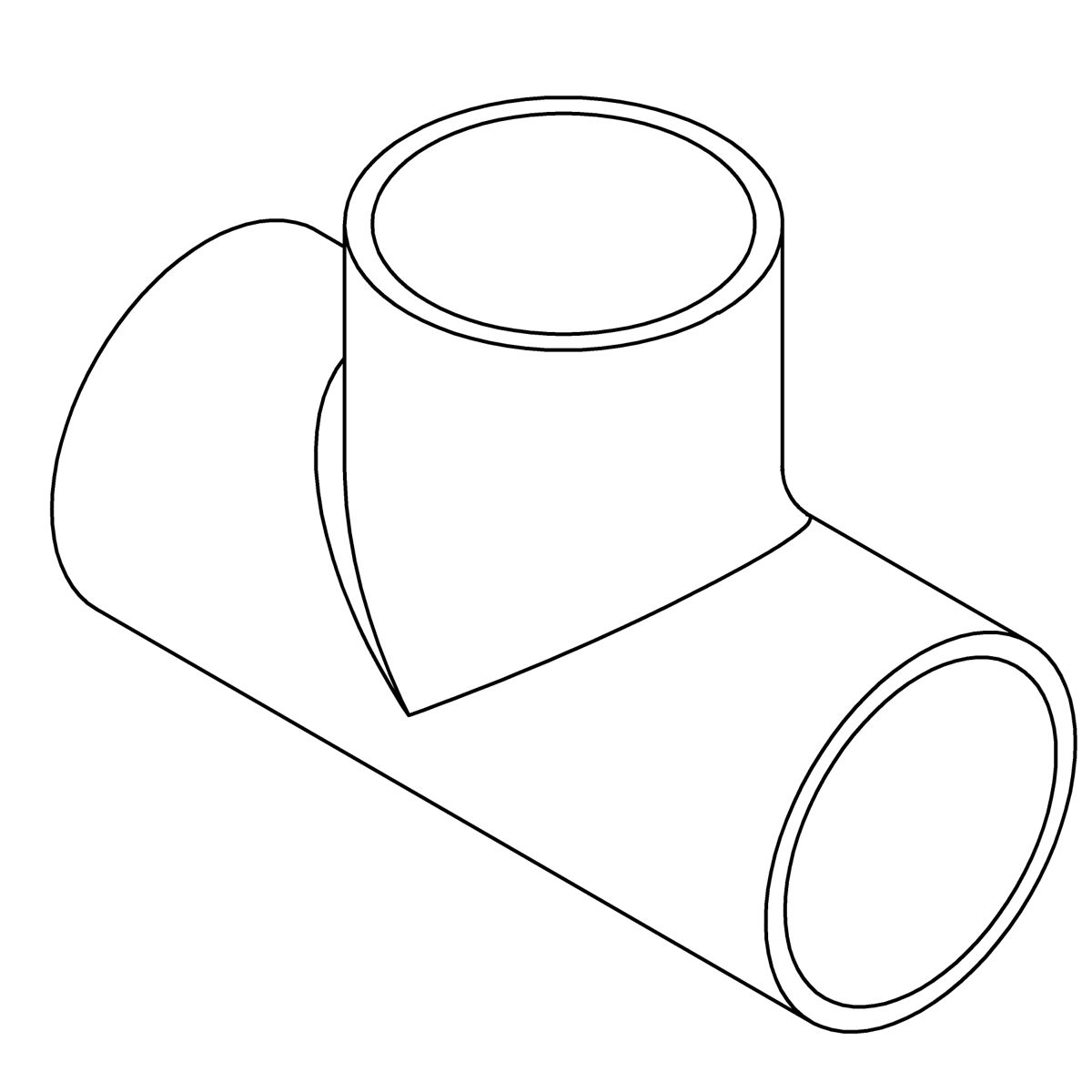 Tee 1/2"