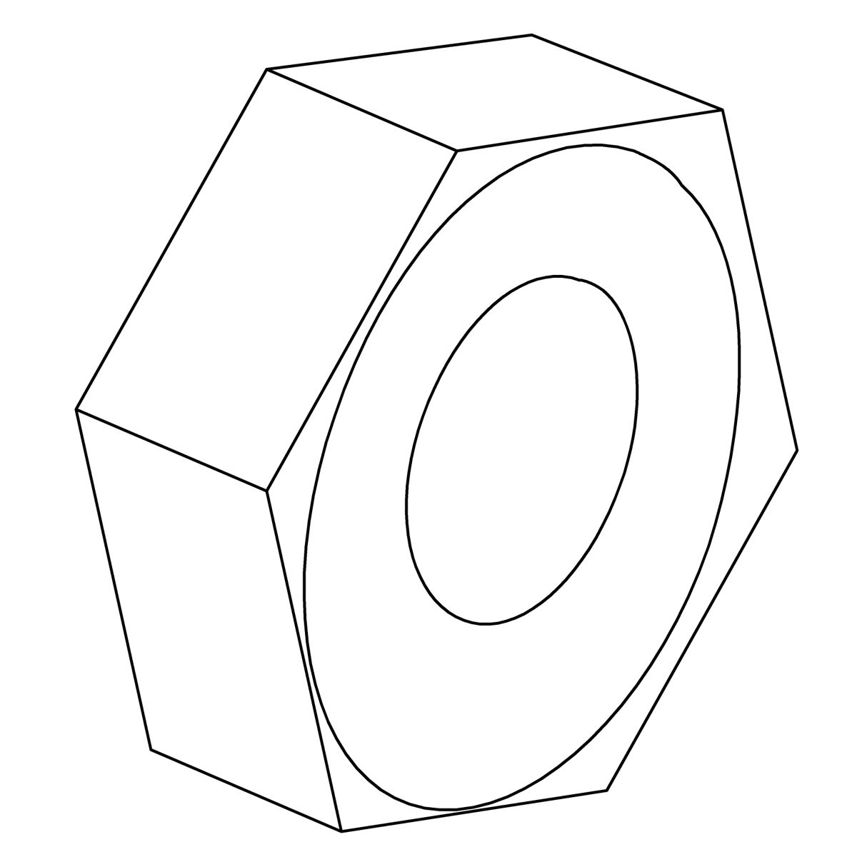 Nut, .375-16Unc-2B