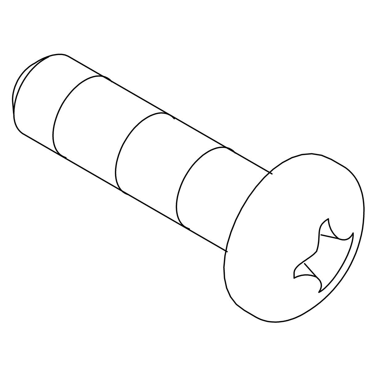 Screw, 10-24, Pan