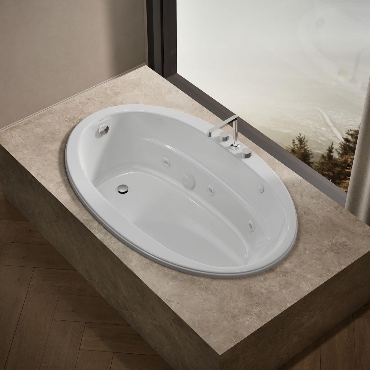 Products in use in close room view