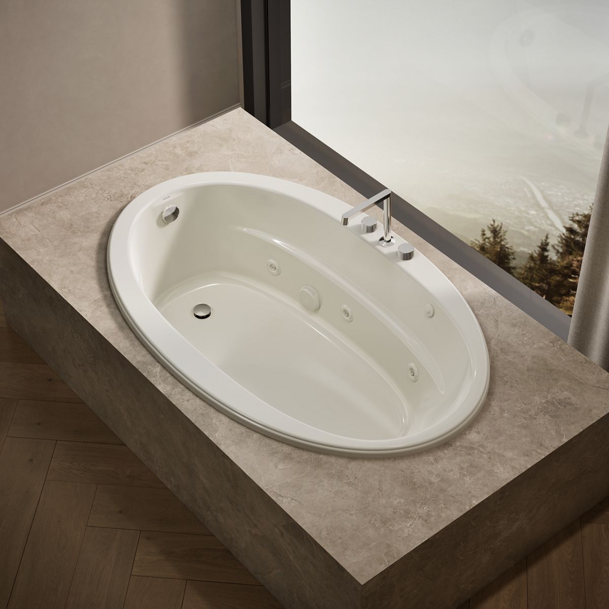 Products in use in close room view