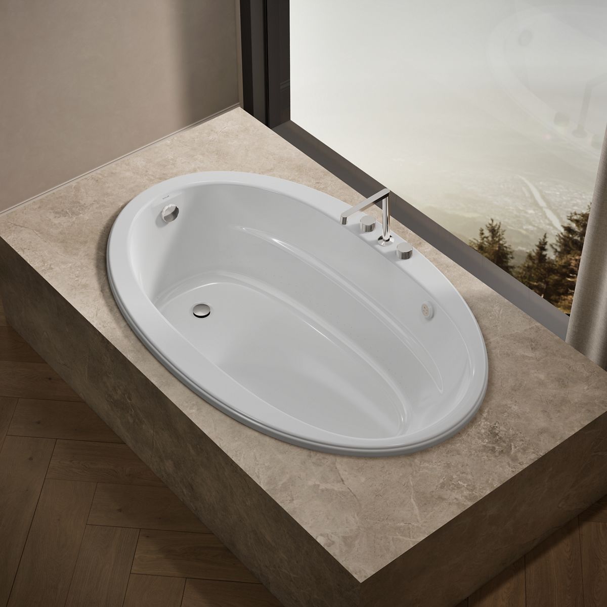 Products in use in close room view