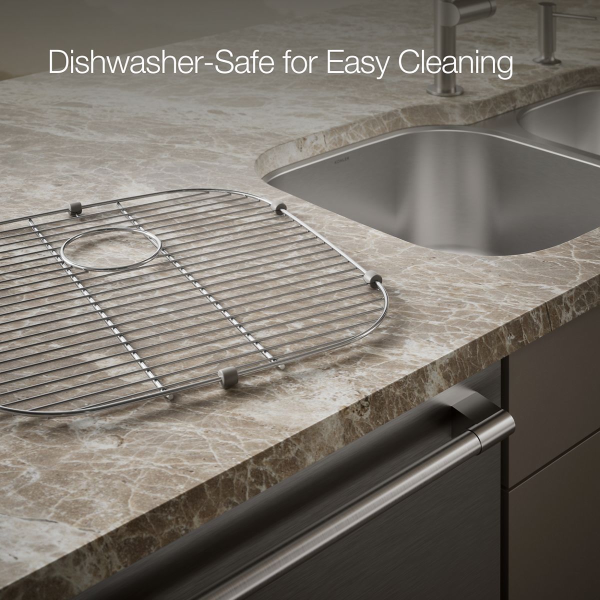 close-up view of product detail