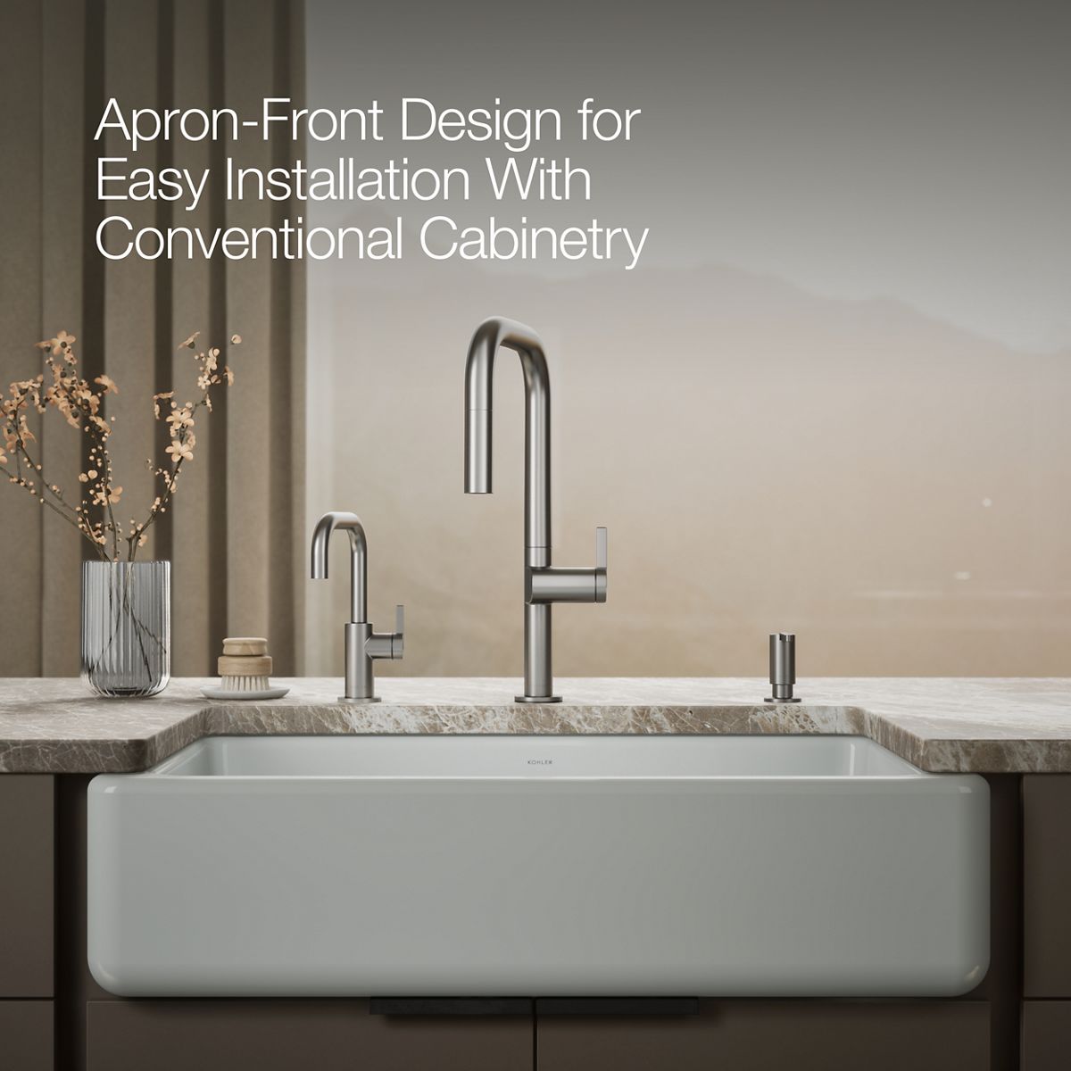 KOHLER | 6427 | Whitehaven™| Smart Divide® 35-3/4