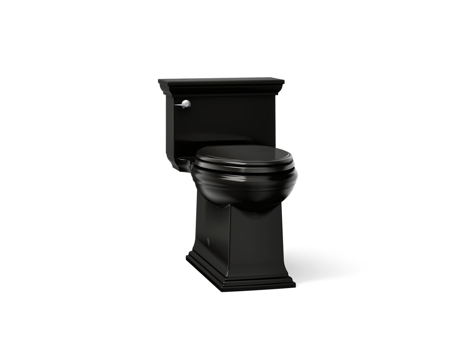 Memoirs Stately One-piece compact elongated toilet with skirted trapway, 1.28 gpf