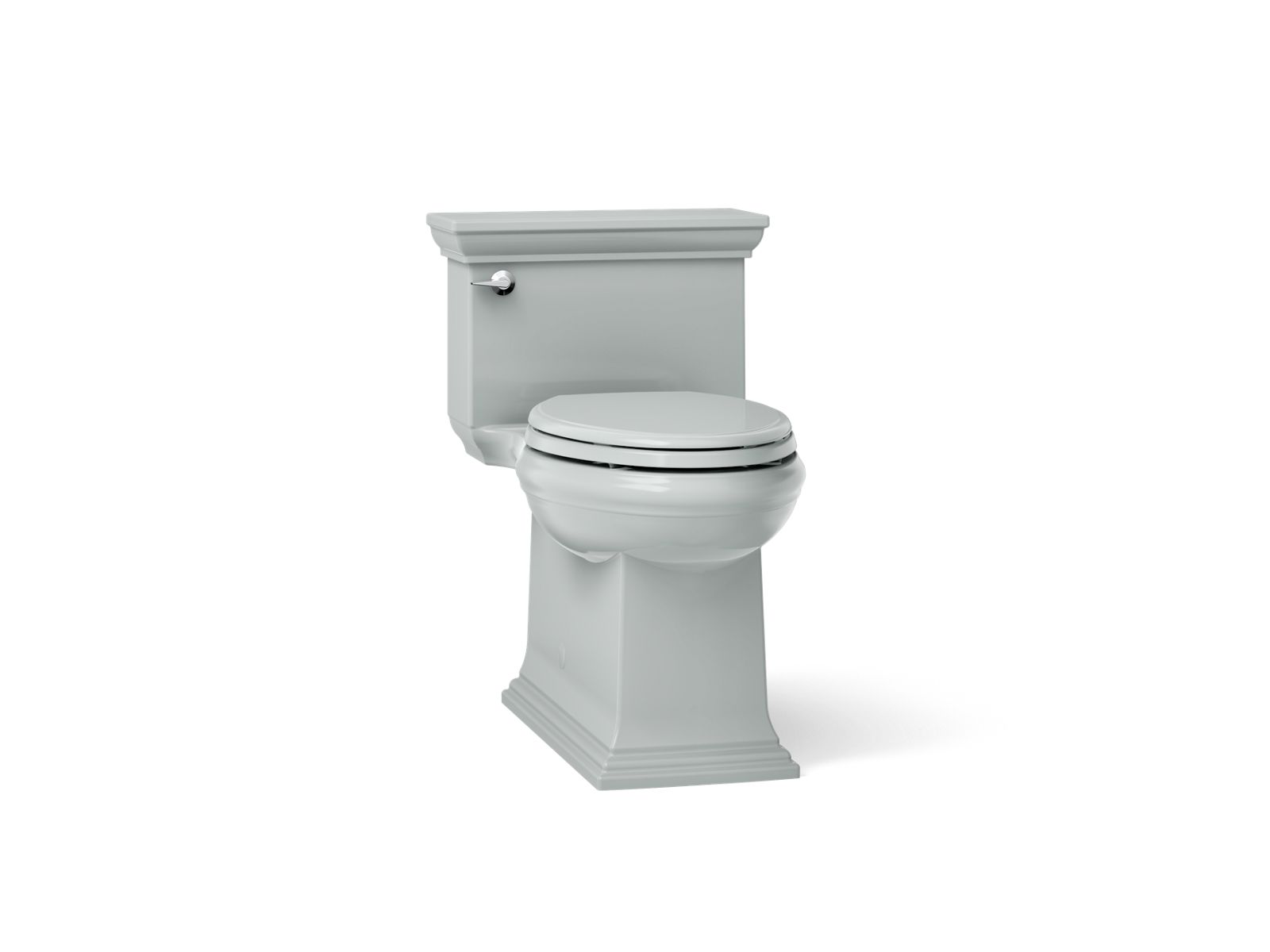 Memoirs Stately One-piece compact elongated toilet with skirted trapway, 1.28 gpf