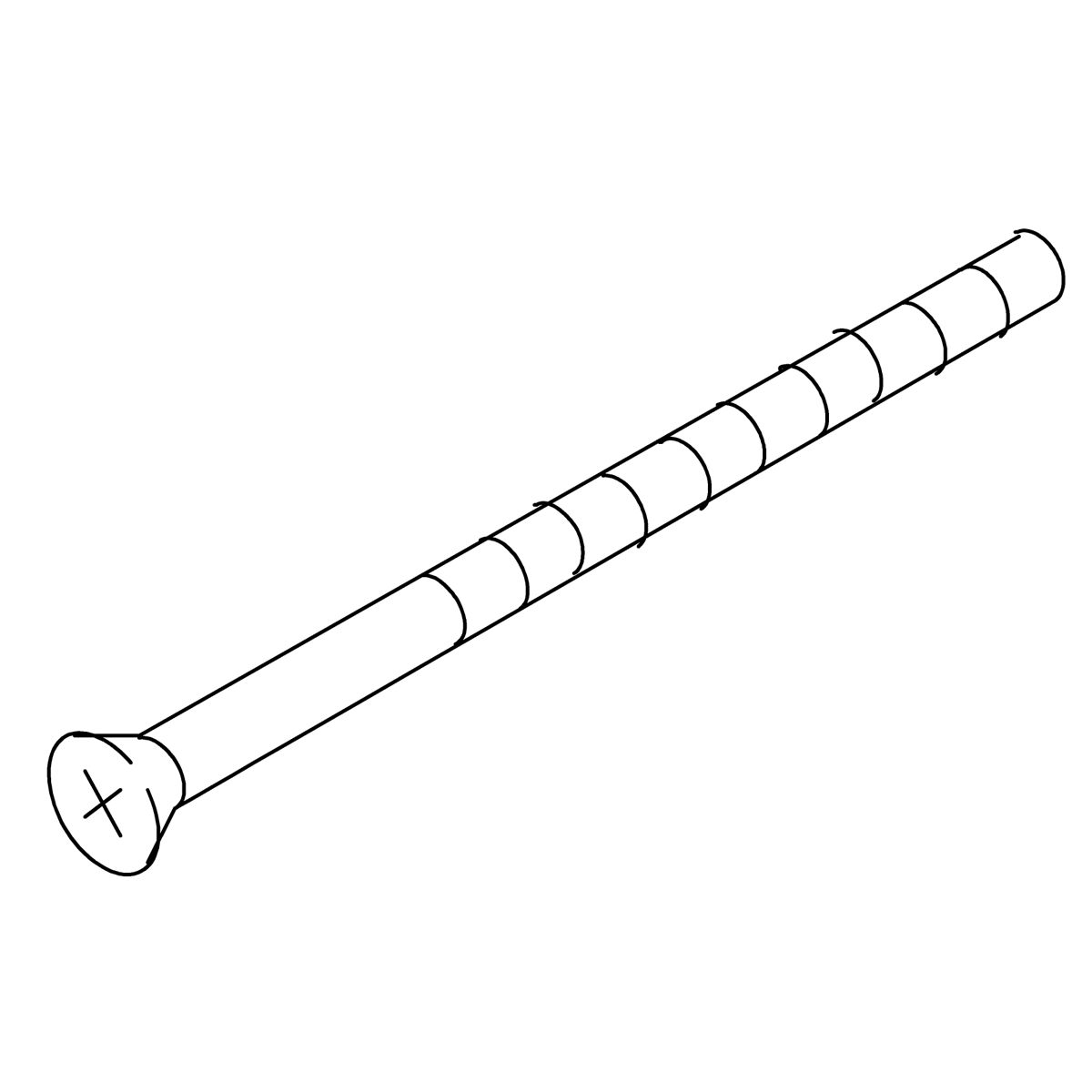 Kohler Genuine Parts Screw, 10-24 X 3.25 - Vib Bright Bronze