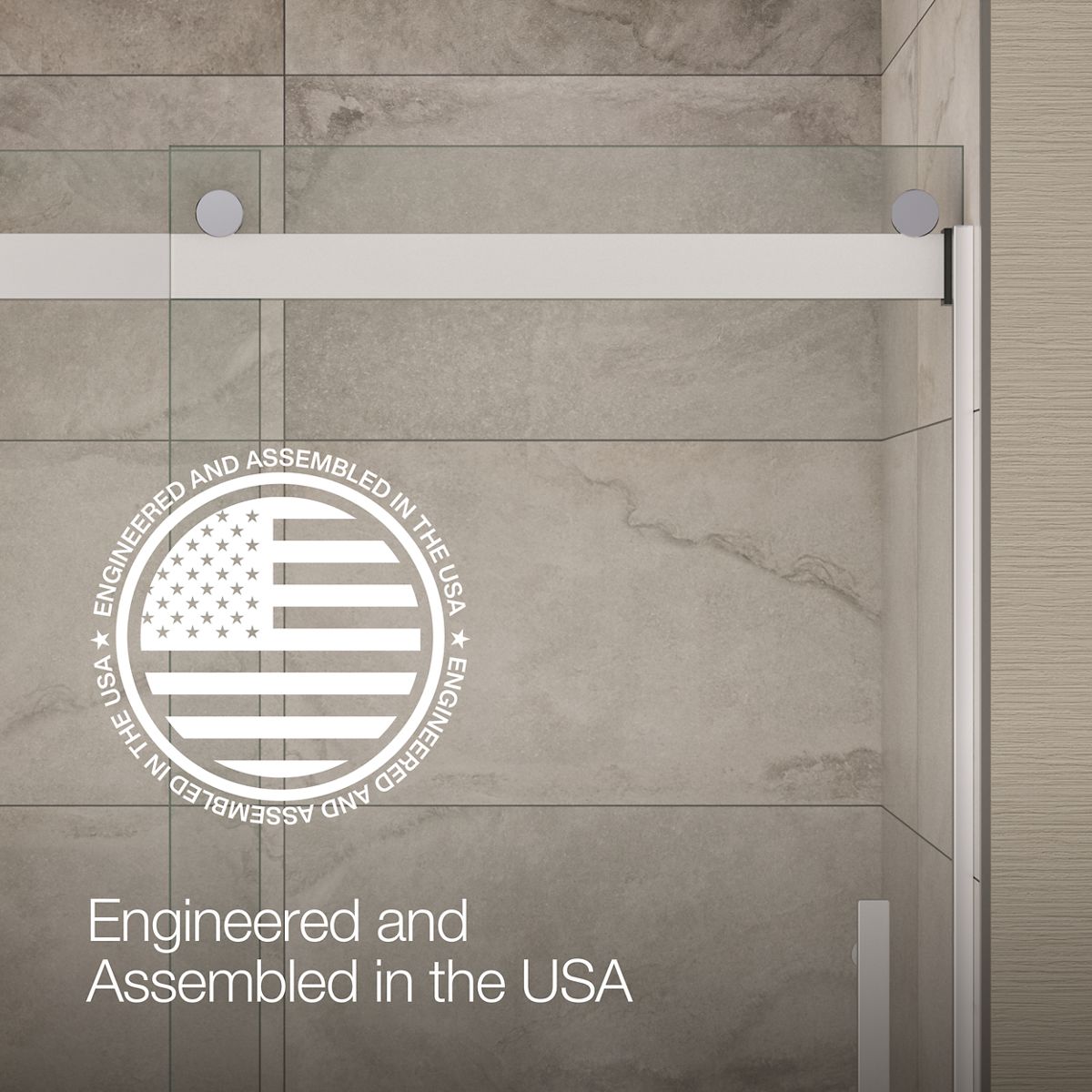 Tellin Frameless Sliding Shower Door | K-701582-L | KOHLER