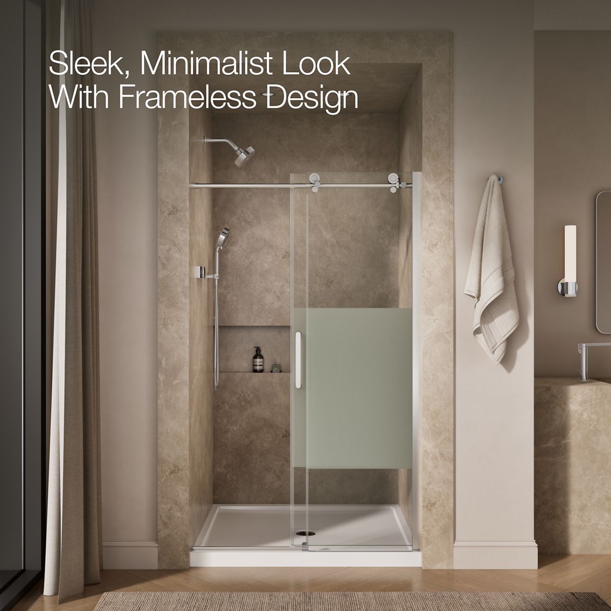 angled view, not straight-on, 1-point perspective, product in use