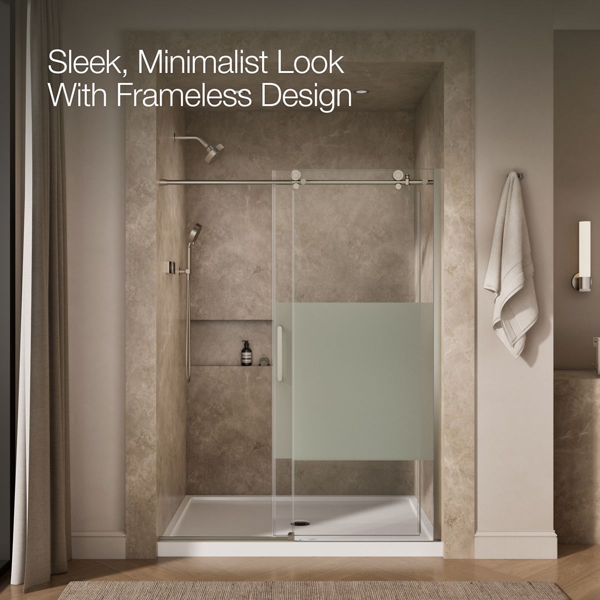 angled view, not straight-on, 1-point perspective, product in use