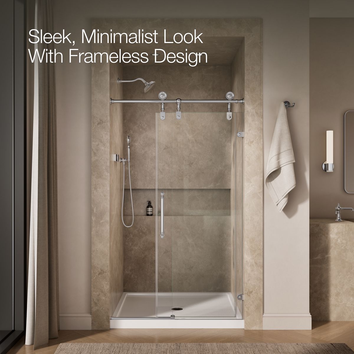 angled view, not straight-on, 1-point perspective, product in use