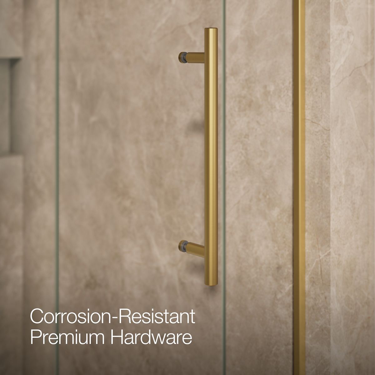 Levity Plus Frameless Sliding Shower Door, 81-5/8