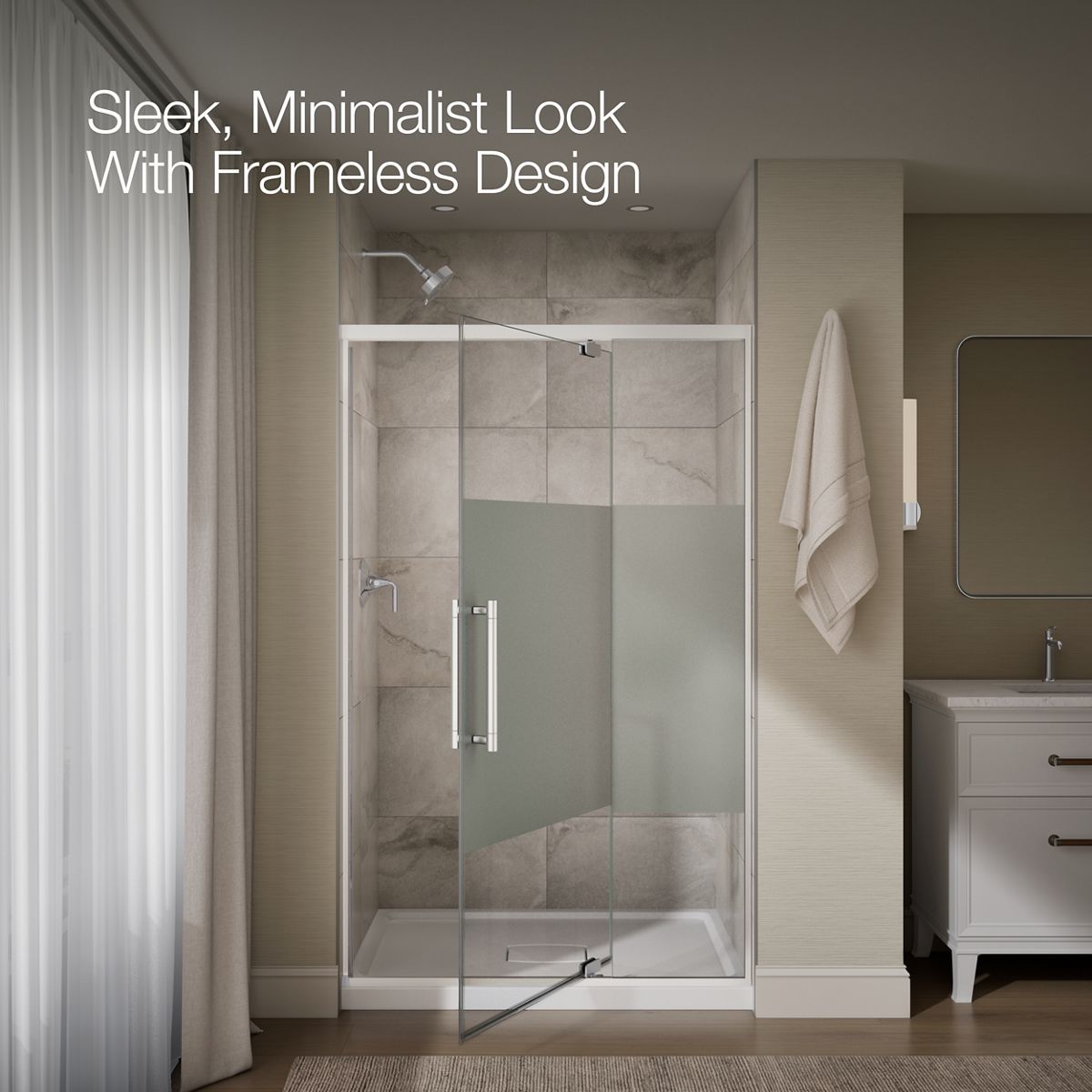 angled view, not straight-on, 1-point perspective, product in use