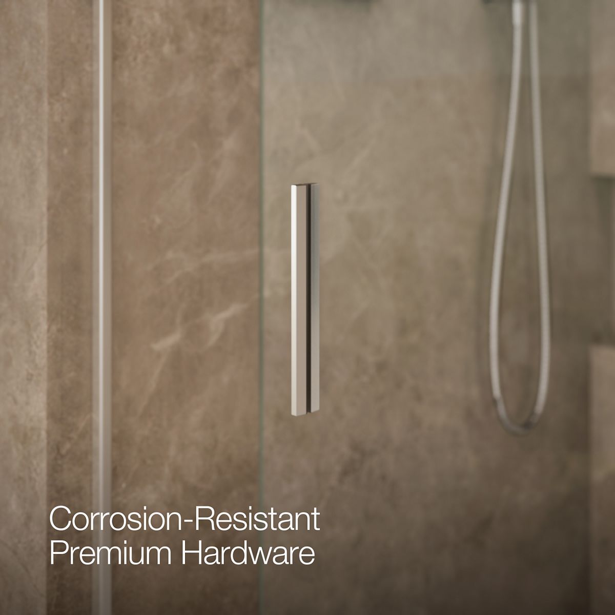 Levity Frameless Sliding Shower Door | K-706009-L | KOHLER