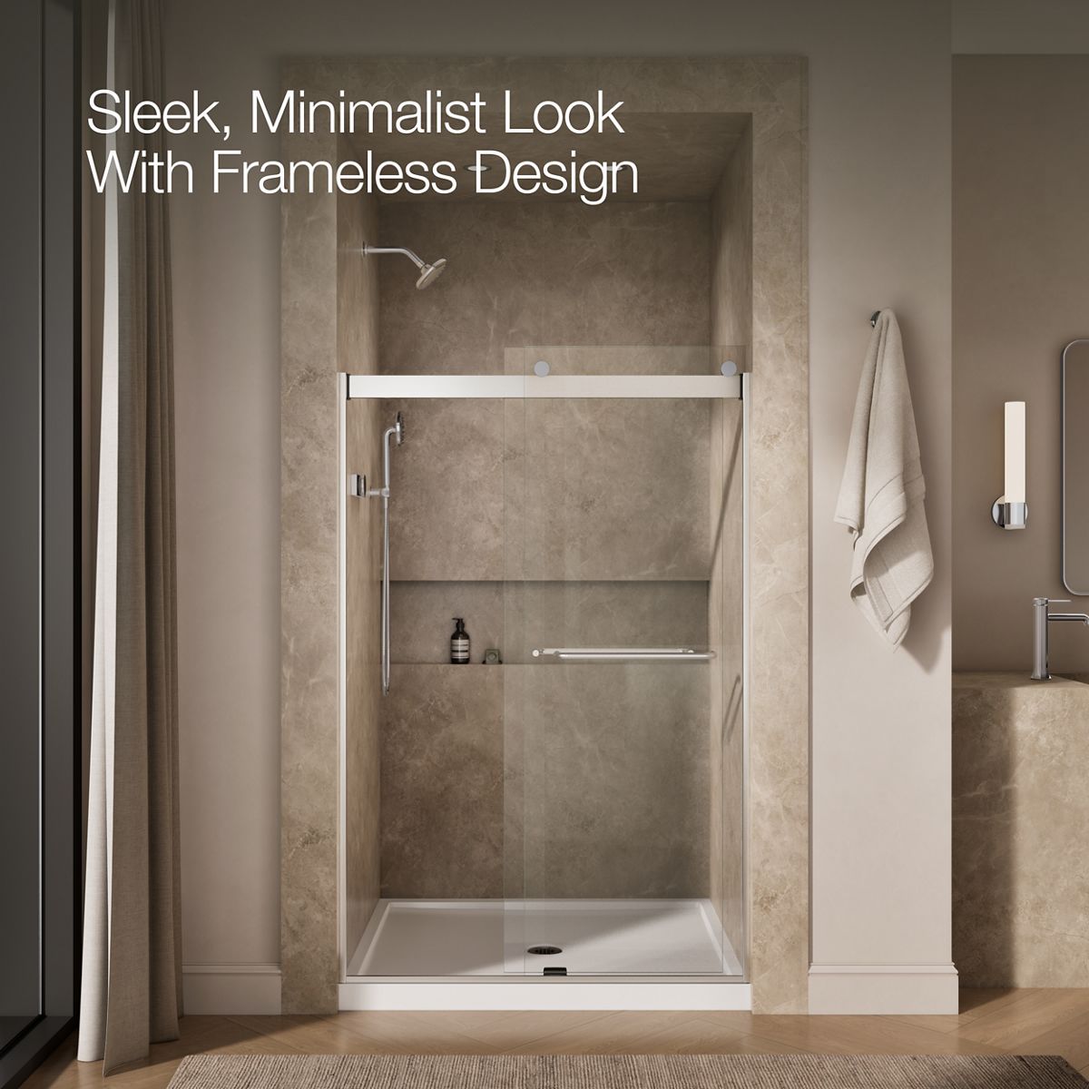 angled view, not straight-on, 1-point perspective, product in use