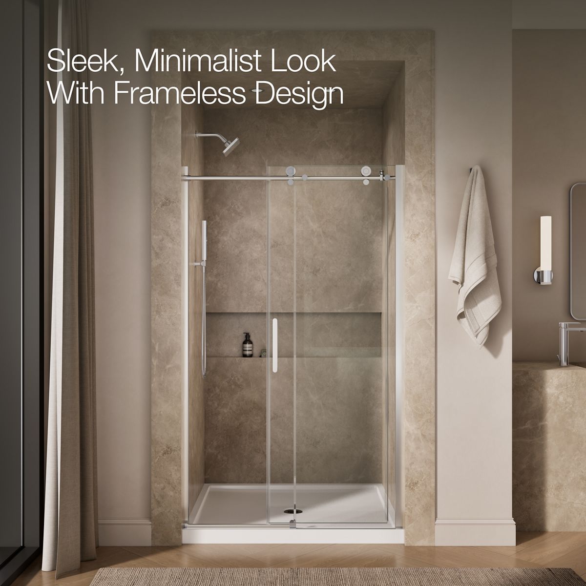 angled view, not straight-on, 1-point perspective, product in use