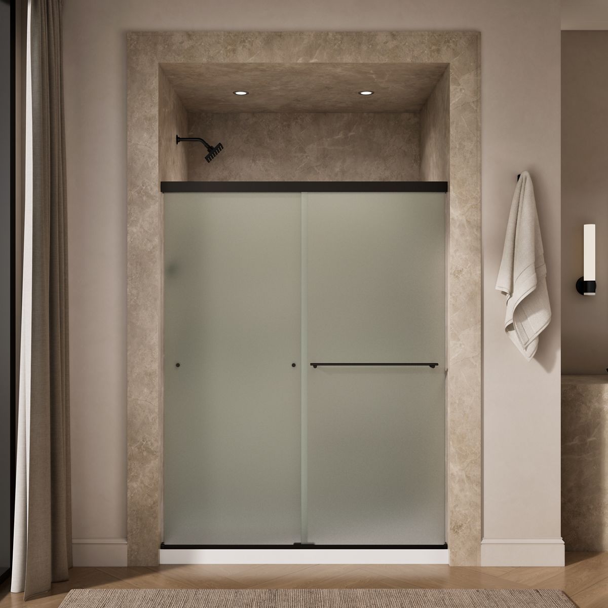 Revel Frameless Sliding Shower Door | K-707206-D3 | KOHLER