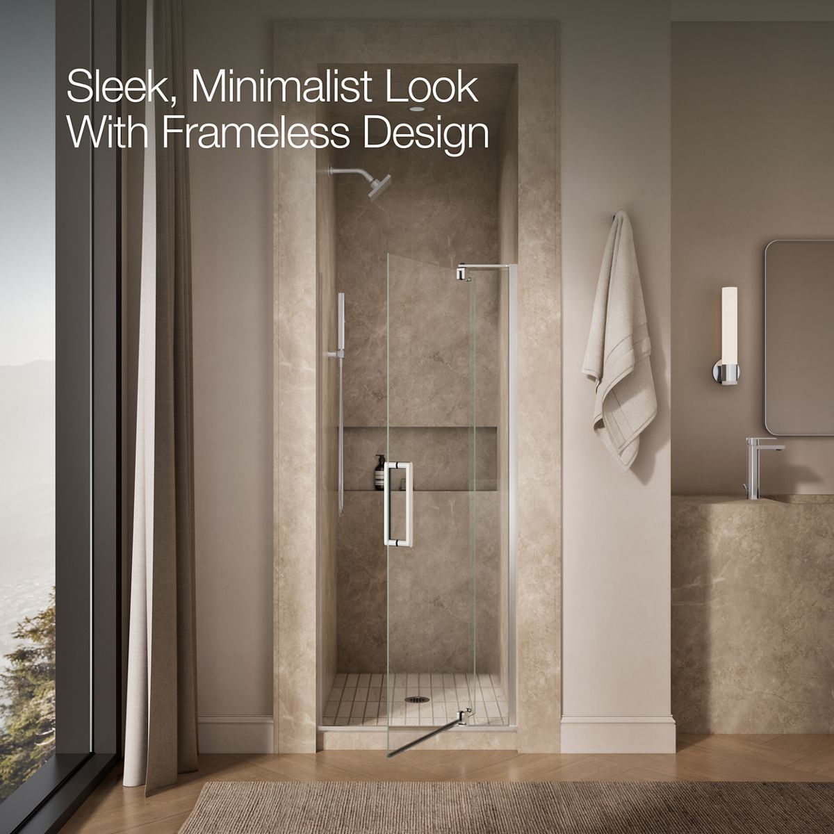 angled view, not straight-on, 1-point perspective, product in use