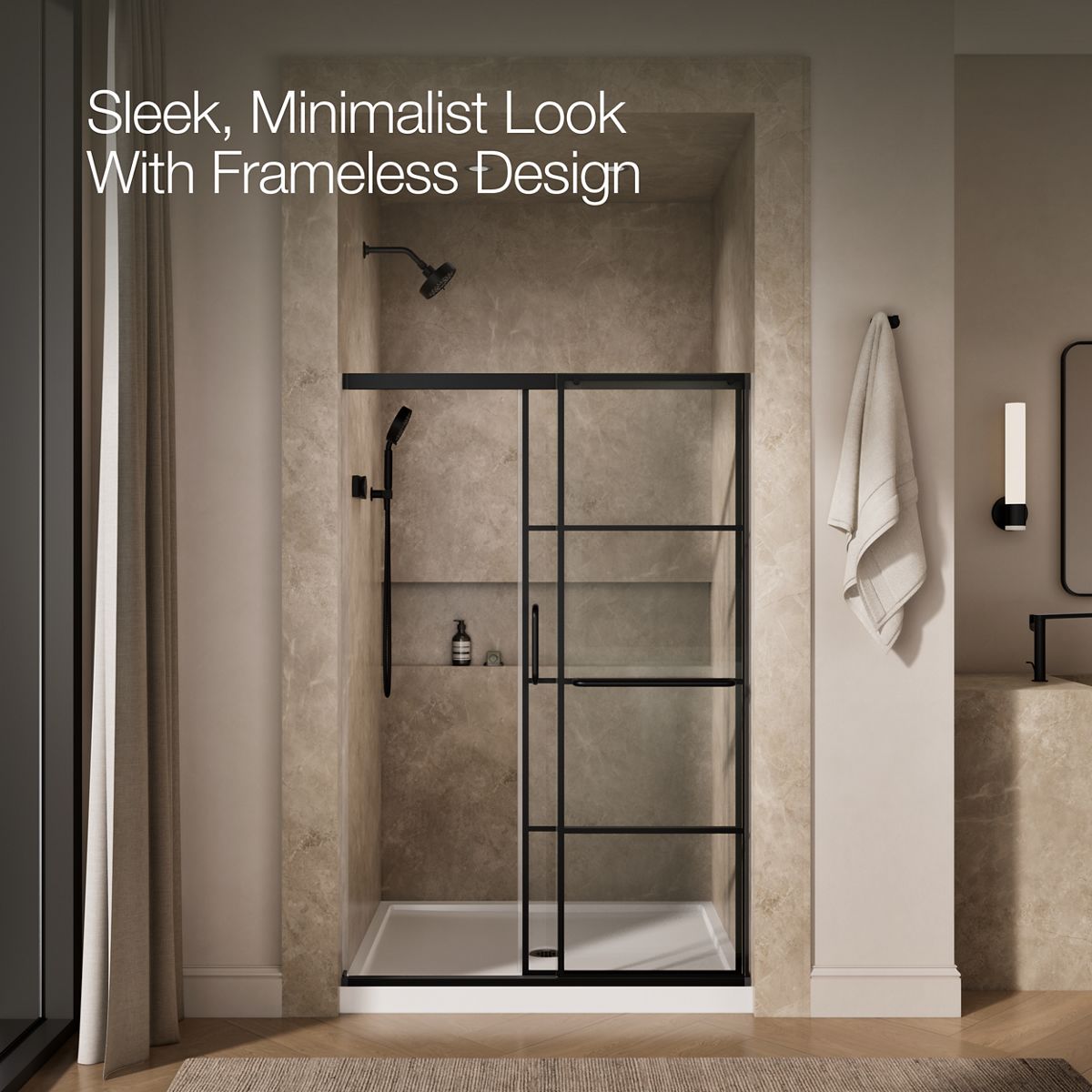 angled view, not straight-on, 1-point perspective, product in use
