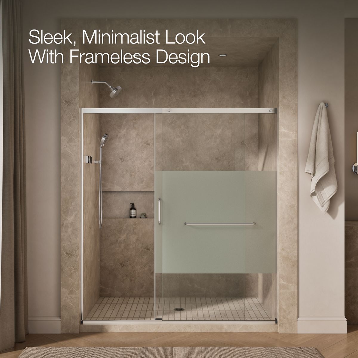 angled view, not straight-on, 1-point perspective, product in use