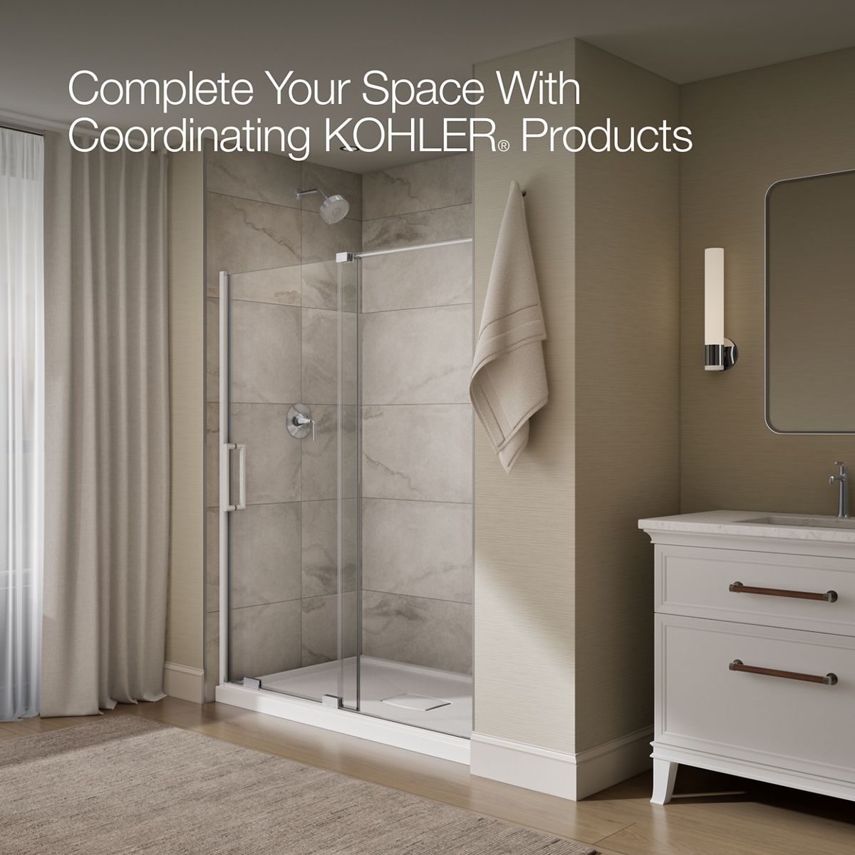 Echelon Sliding Shower Door, 71-3/4