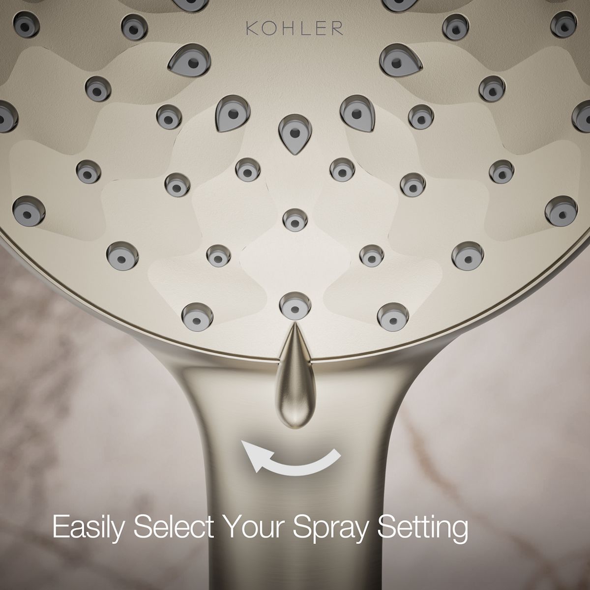 Awaken Four-Function Handshower, 2.5 GPM | K-72421-Y | KOHLER