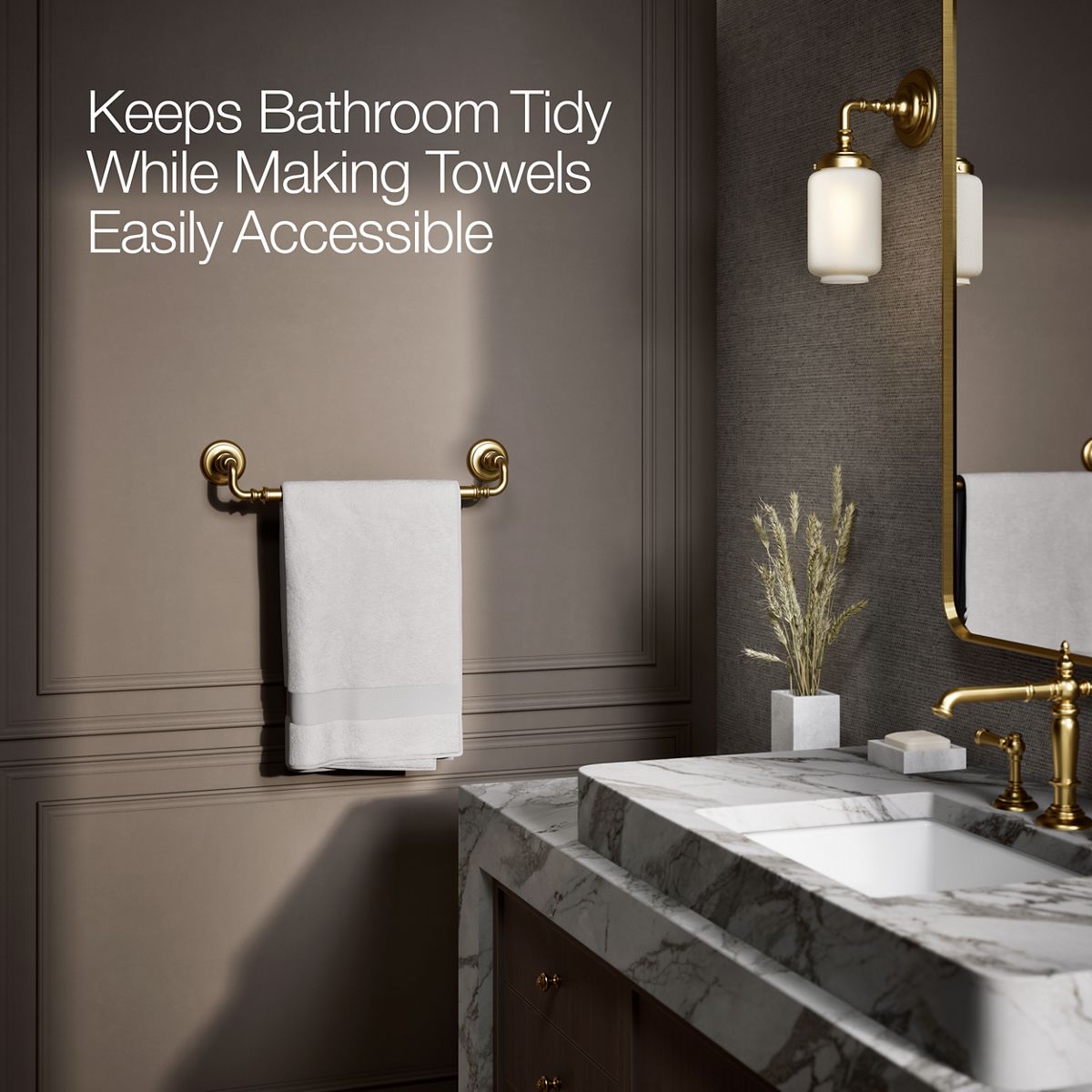 KOHLER | K-72567 | Artifacts 18-Inch Towel Bar