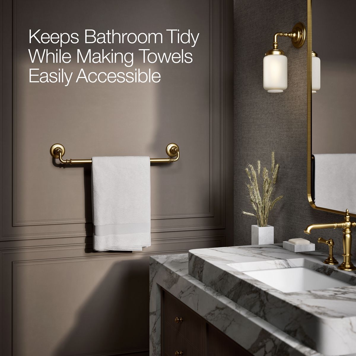 KOHLER | K-72568 | Artifacts 24-Inch Towel Bar