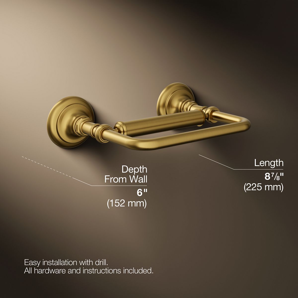 Artifacts Pivoting Toilet Paper Holder | K-72573 | KOHLER