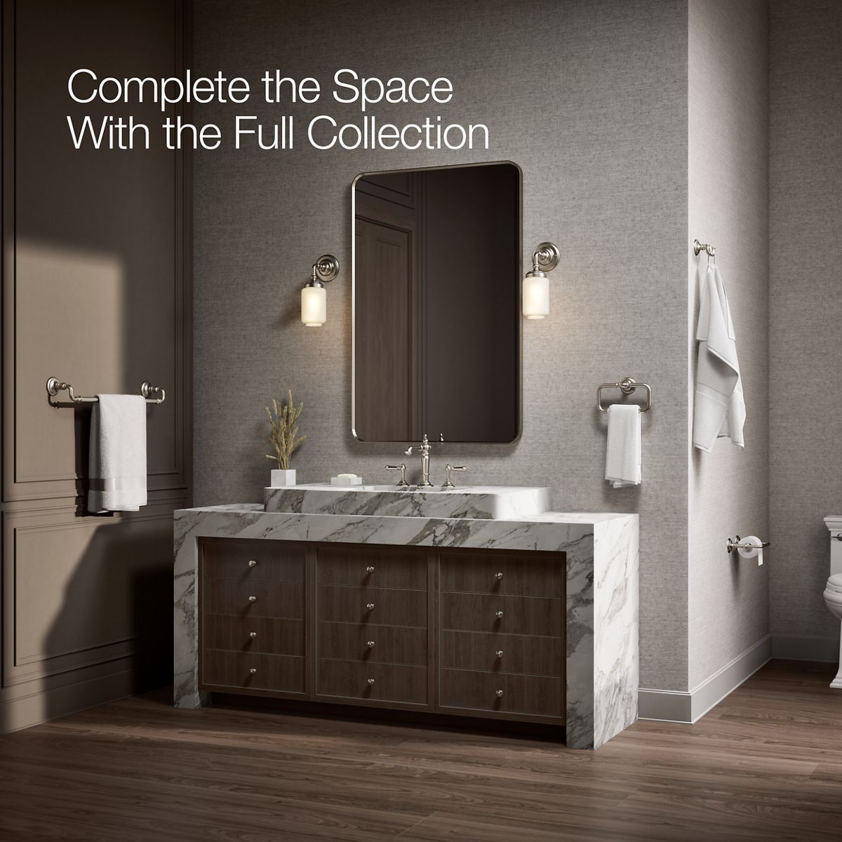 KOHLER | 72573 | Artifacts™| Pivoting toilet paper holder