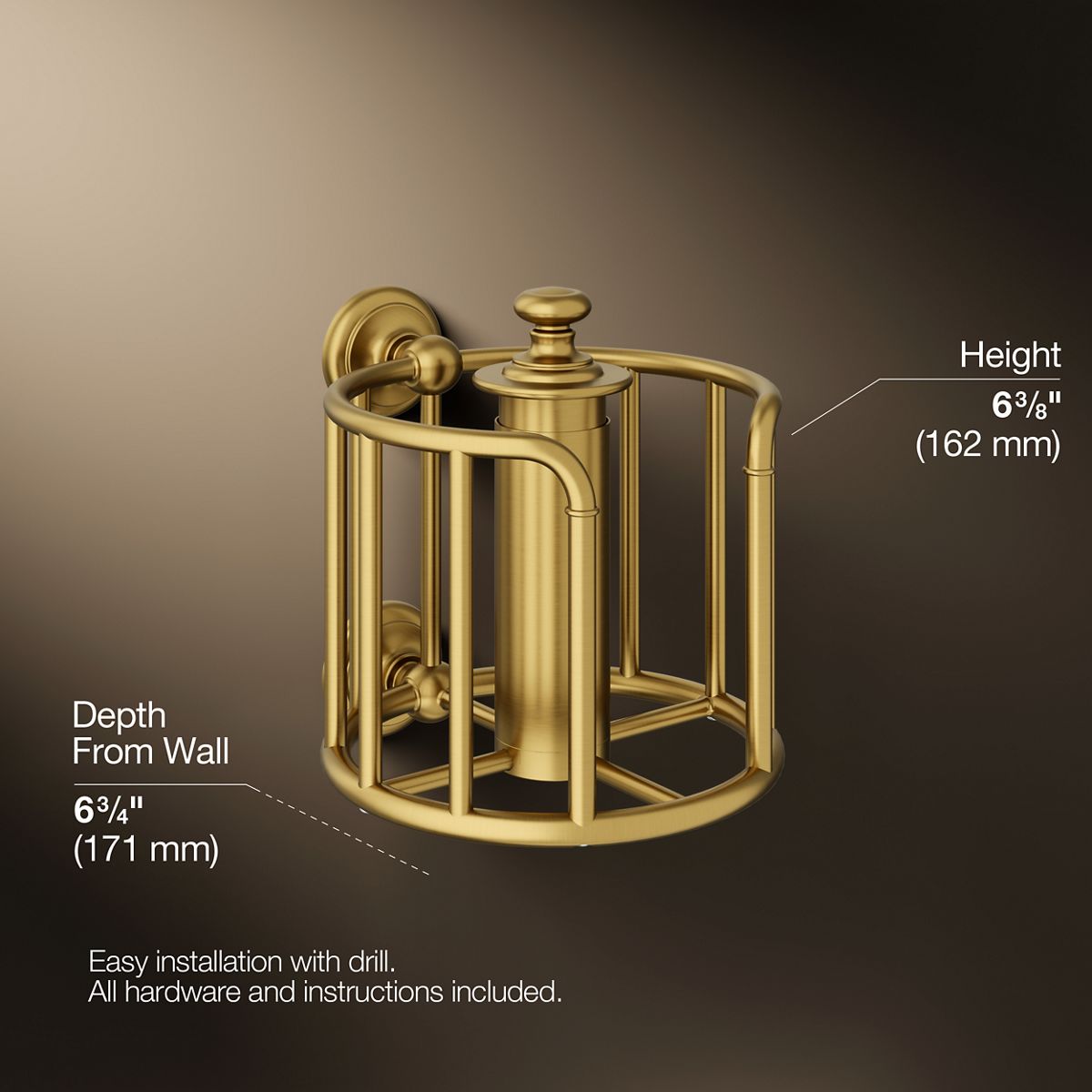 Artifacts Toilet Paper Carriage | K-72576 | KOHLER