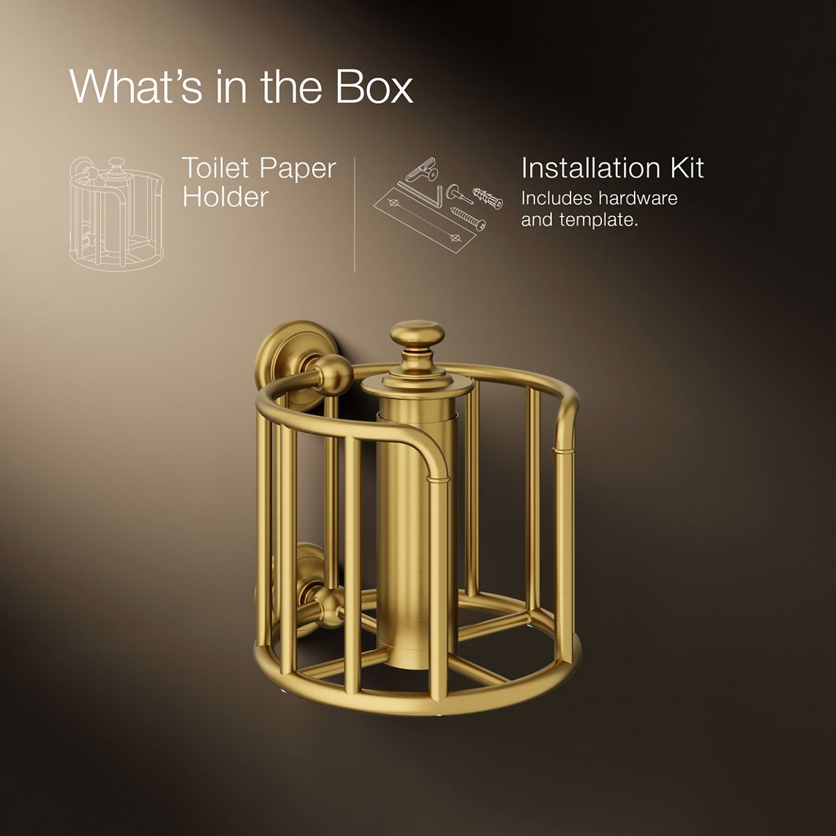 Artifacts Toilet Paper Carriage | K-72576 | KOHLER