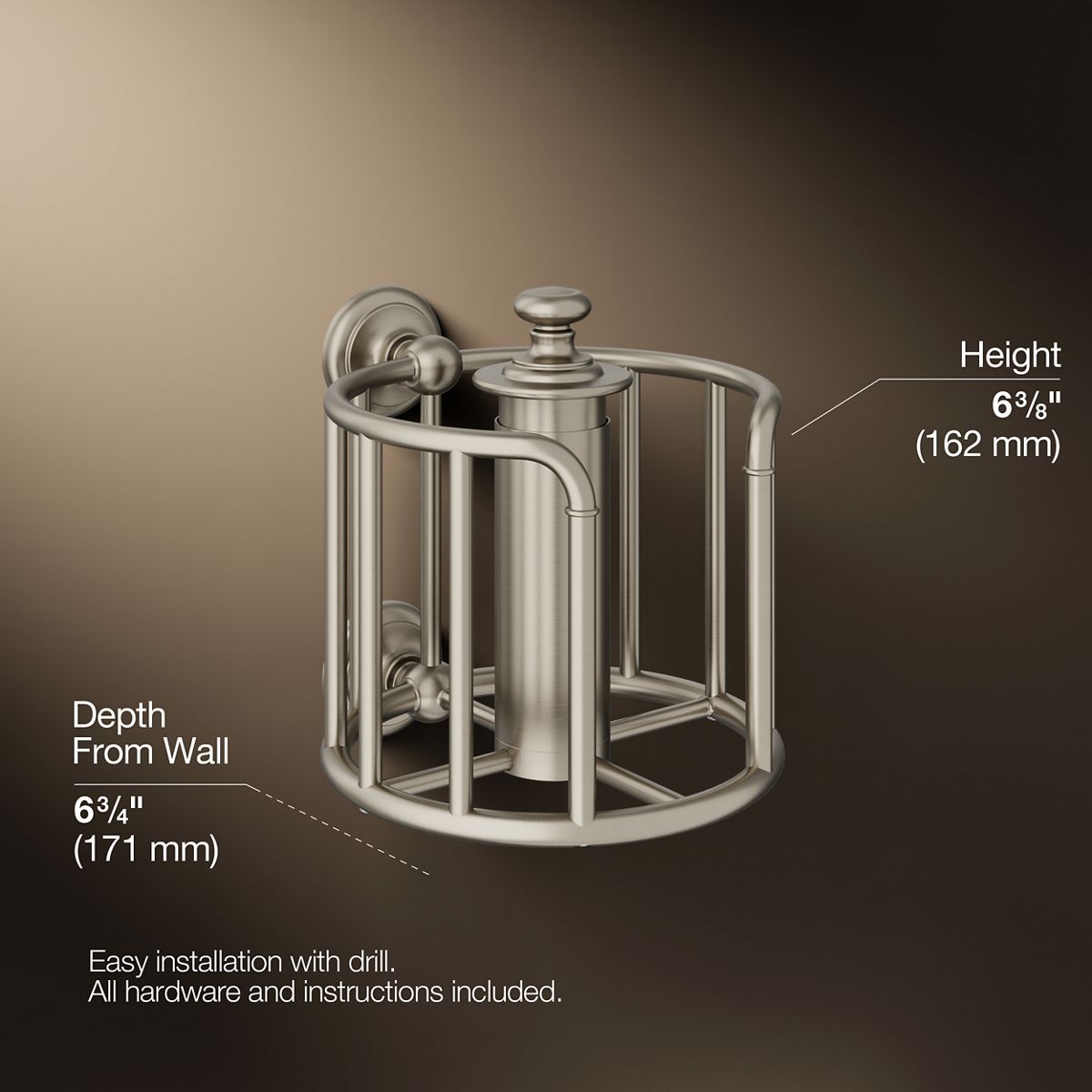 KOHLER | 72576 | Artifacts™| Toilet paper carriage