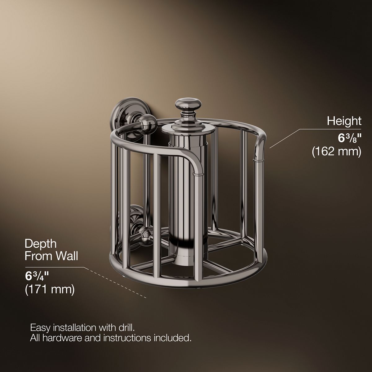 Artifacts Toilet Paper Carriage | K-72576 | KOHLER