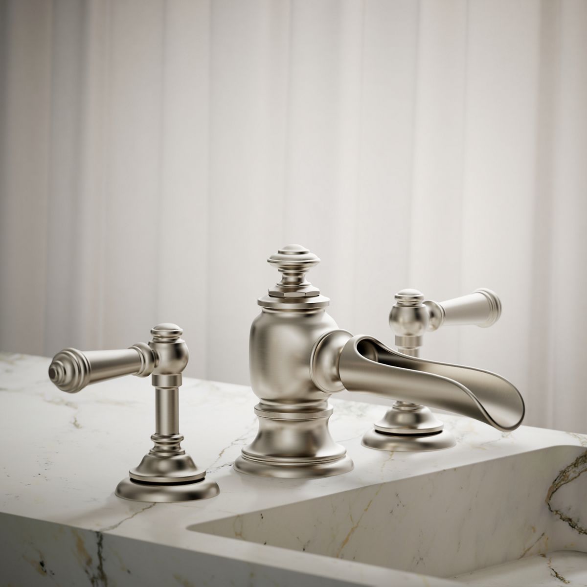 ヴィクトル・ニキフォロフ カバー3点セット Artifacts Flume Bathroom Sink Spout | K-72761 | KOHLER