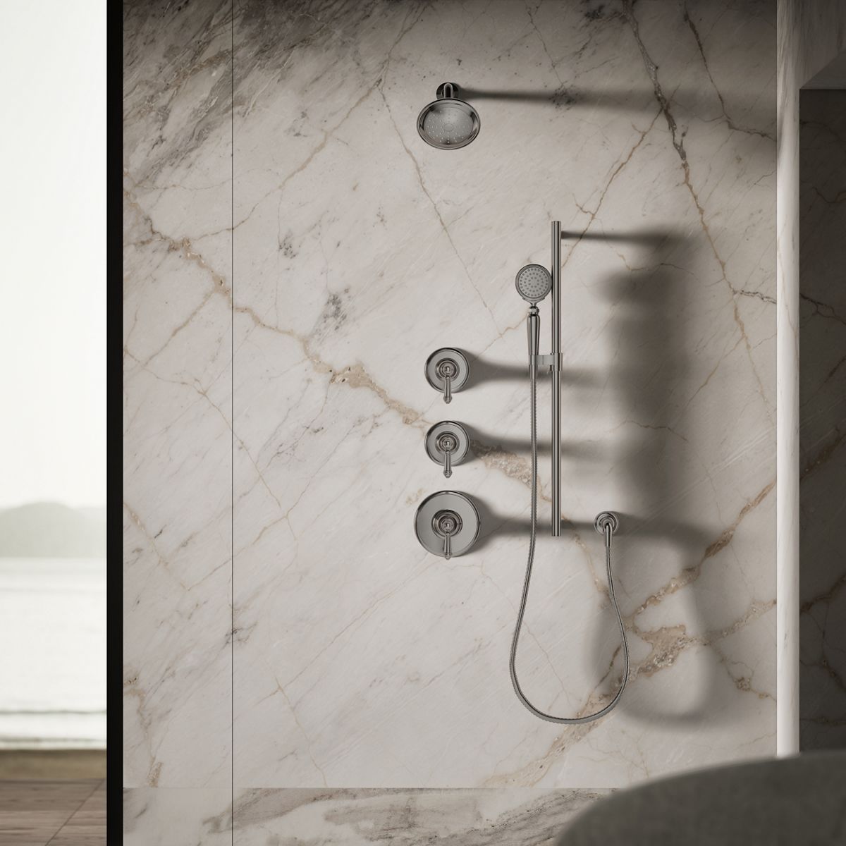 Artifacts Showerhead With Katalyst, 1.75 GPM | K-72774-G | KOHLER
