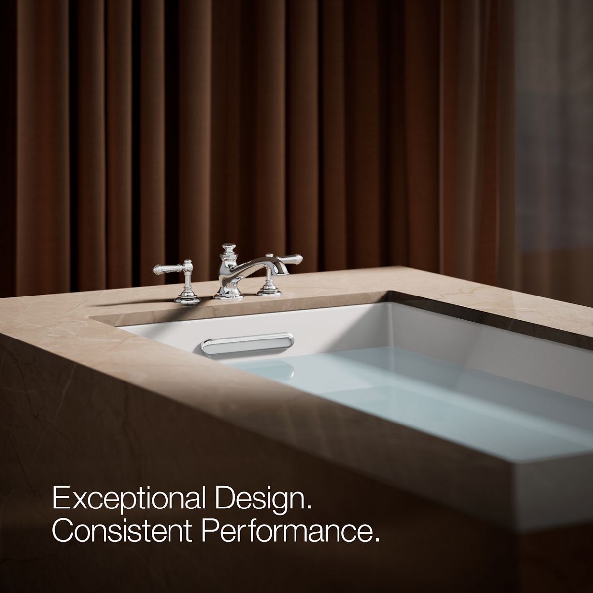 Artifacts Deck-Mount Bath Spout With Flare Design | K-72777| KOHLER