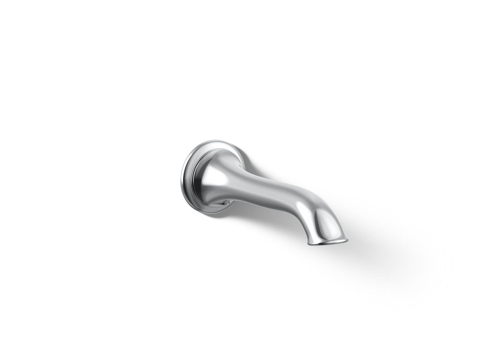 Artifacts Wall-mount bath spout with flare design