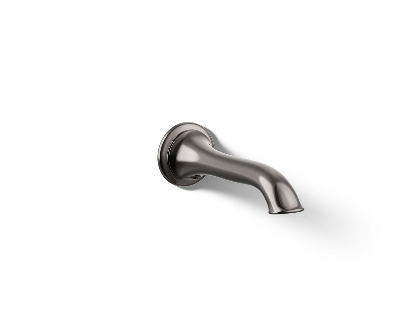 Artifacts Wall-mount bath spout with flare design
