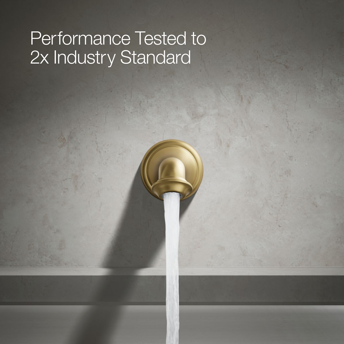 Artifacts Wall-Mount Bath Spout With Turned Design | K-72792| KOHLER
