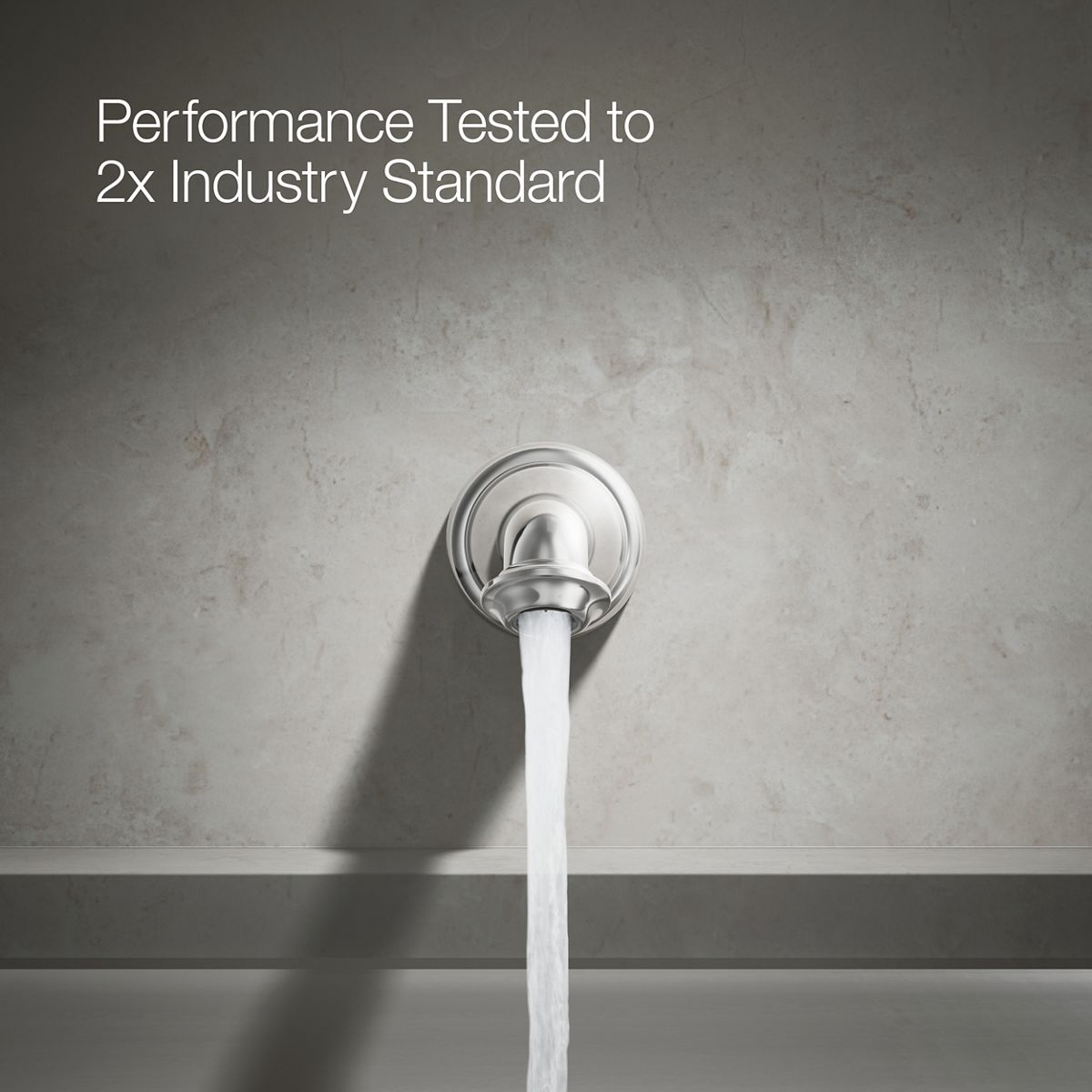Artifacts Wall-Mount Bath Spout With Turned Design | K-72792| KOHLER