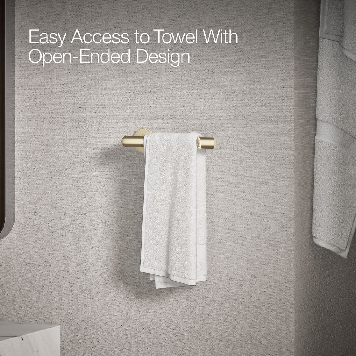 もも Composed Towel Arm | K-73145 | KOHLER