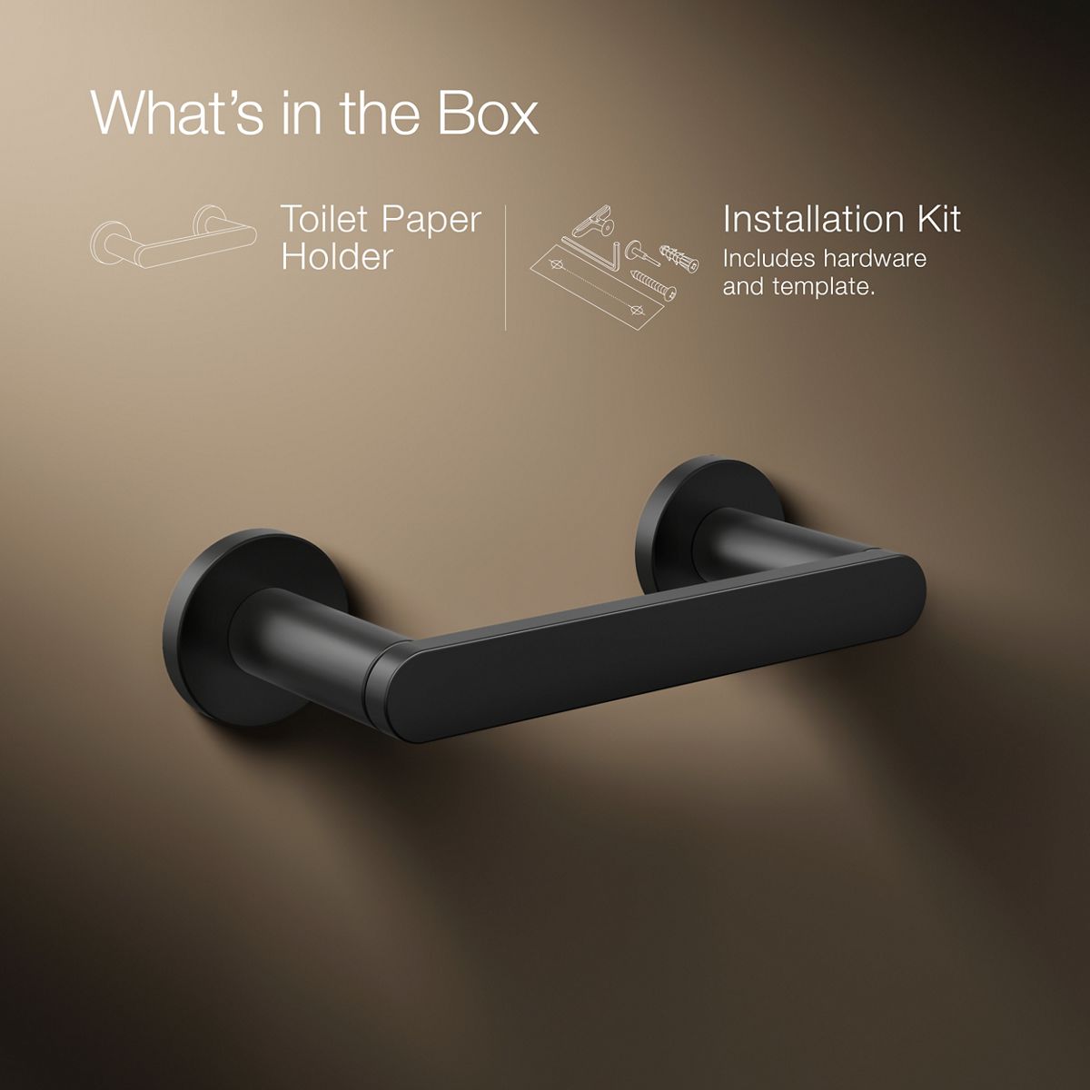 Composed Pivoting Toilet Paper Holder | K-73147 | KOHLER