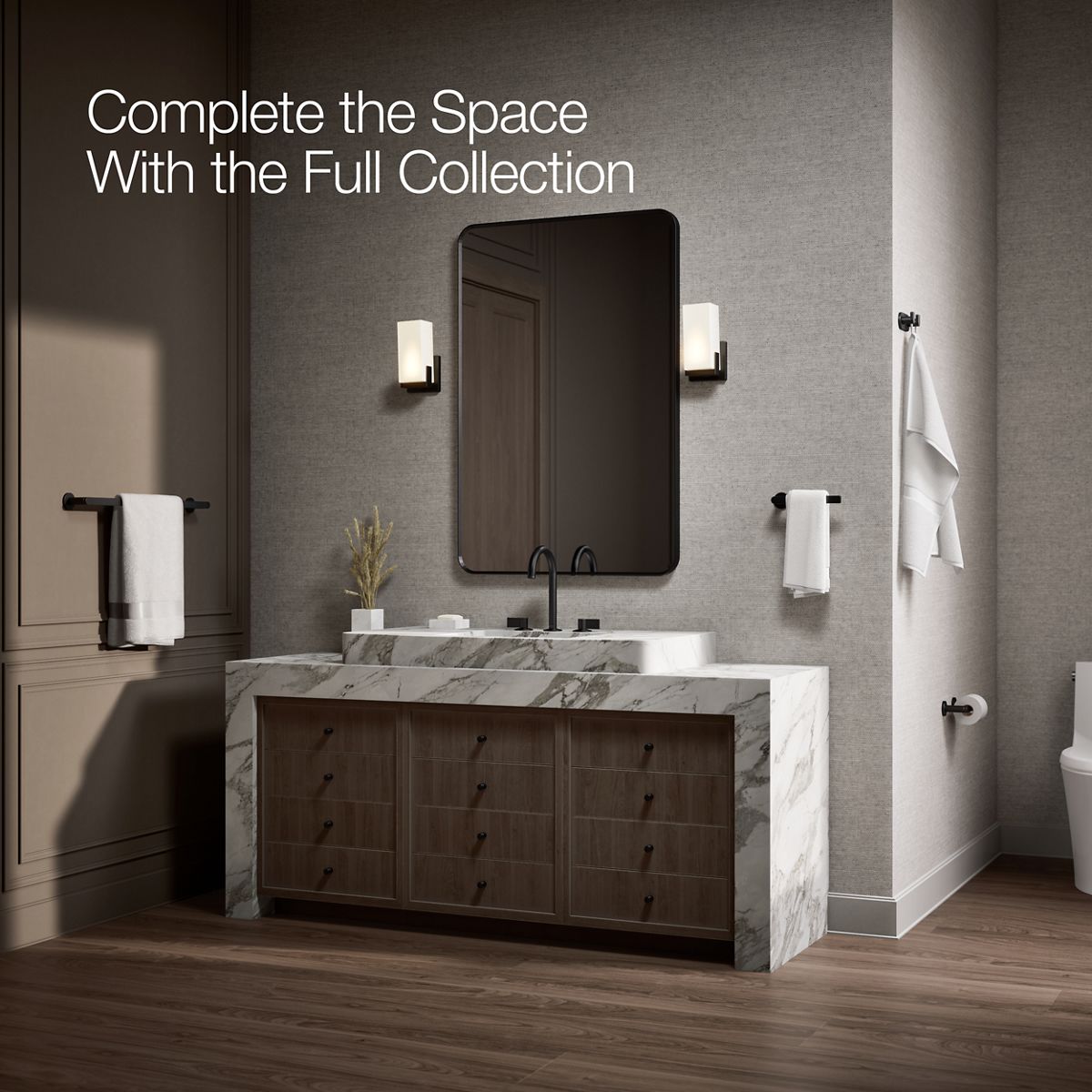 Composed Pivoting Toilet Paper Holder | K-73147 | KOHLER