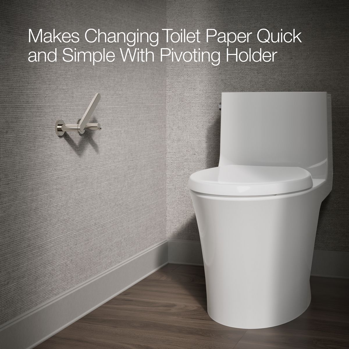KOHLER | 73147 | Composed™| Soporte de papel higiénico pivotante