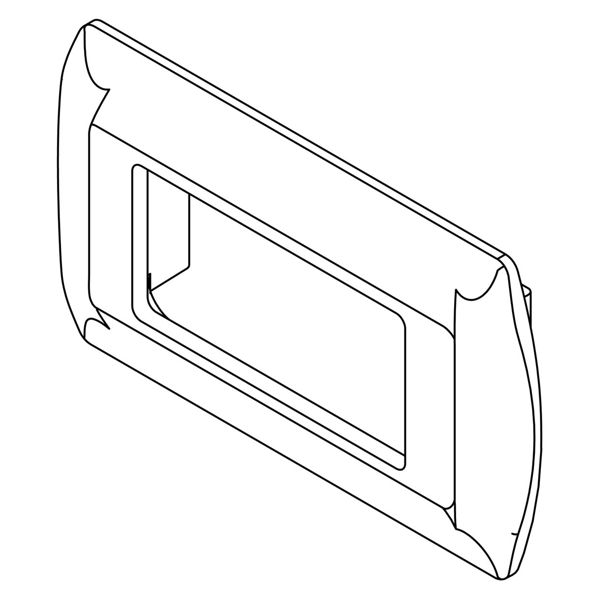 Kohler Genuine Parts Bezel, I.R. Sensor - Brushed Chrome