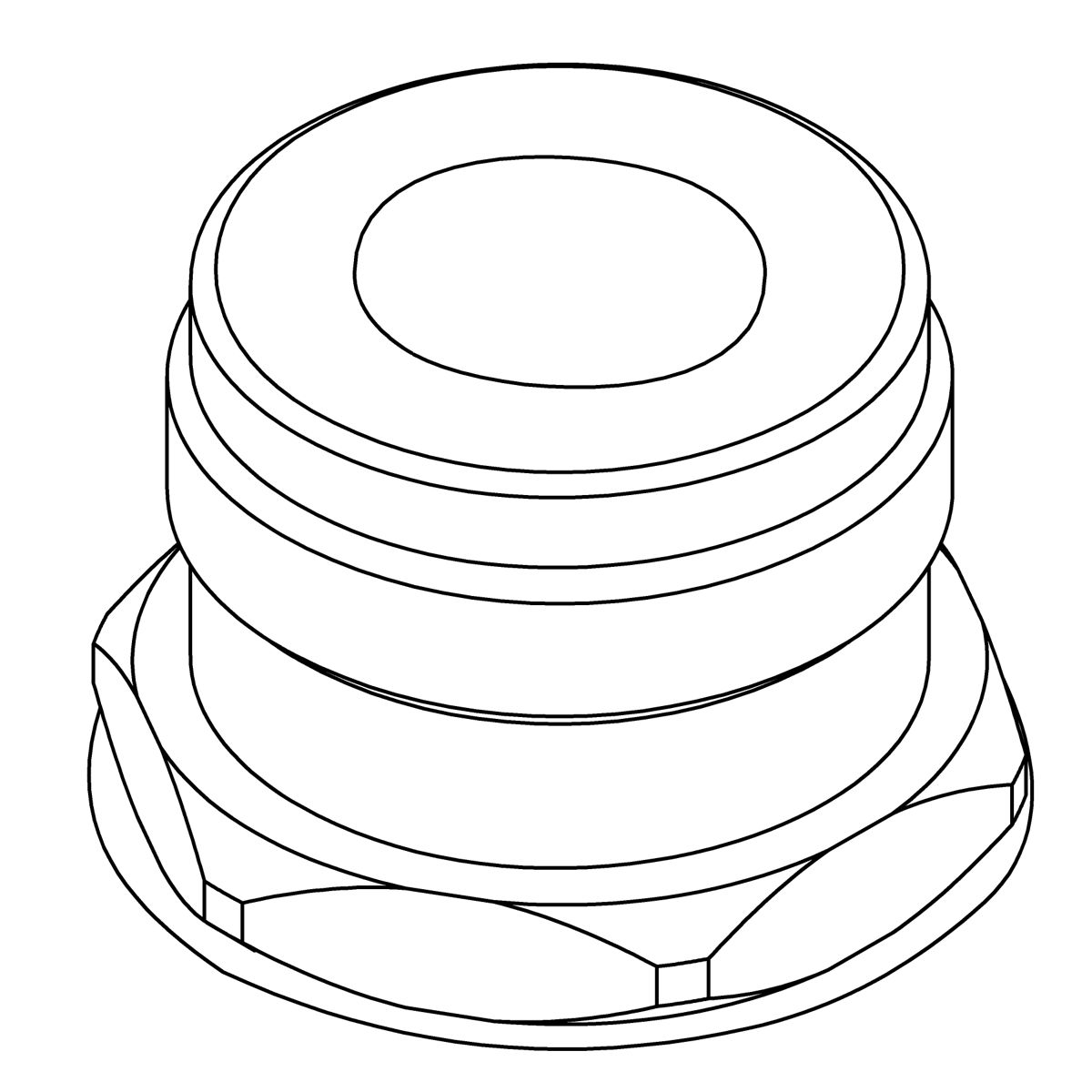 Kohler Genuine Parts NUT, LIFT Guide Sleeve