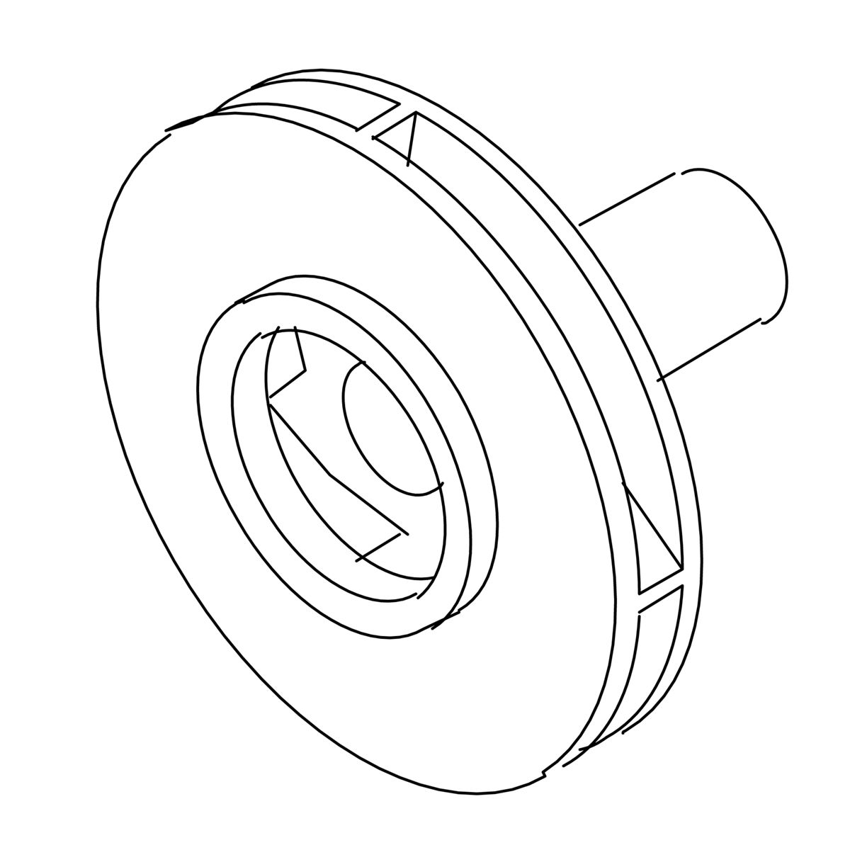 Impeller Assembly, 3/4-Hp | K-73529 | KOHLER