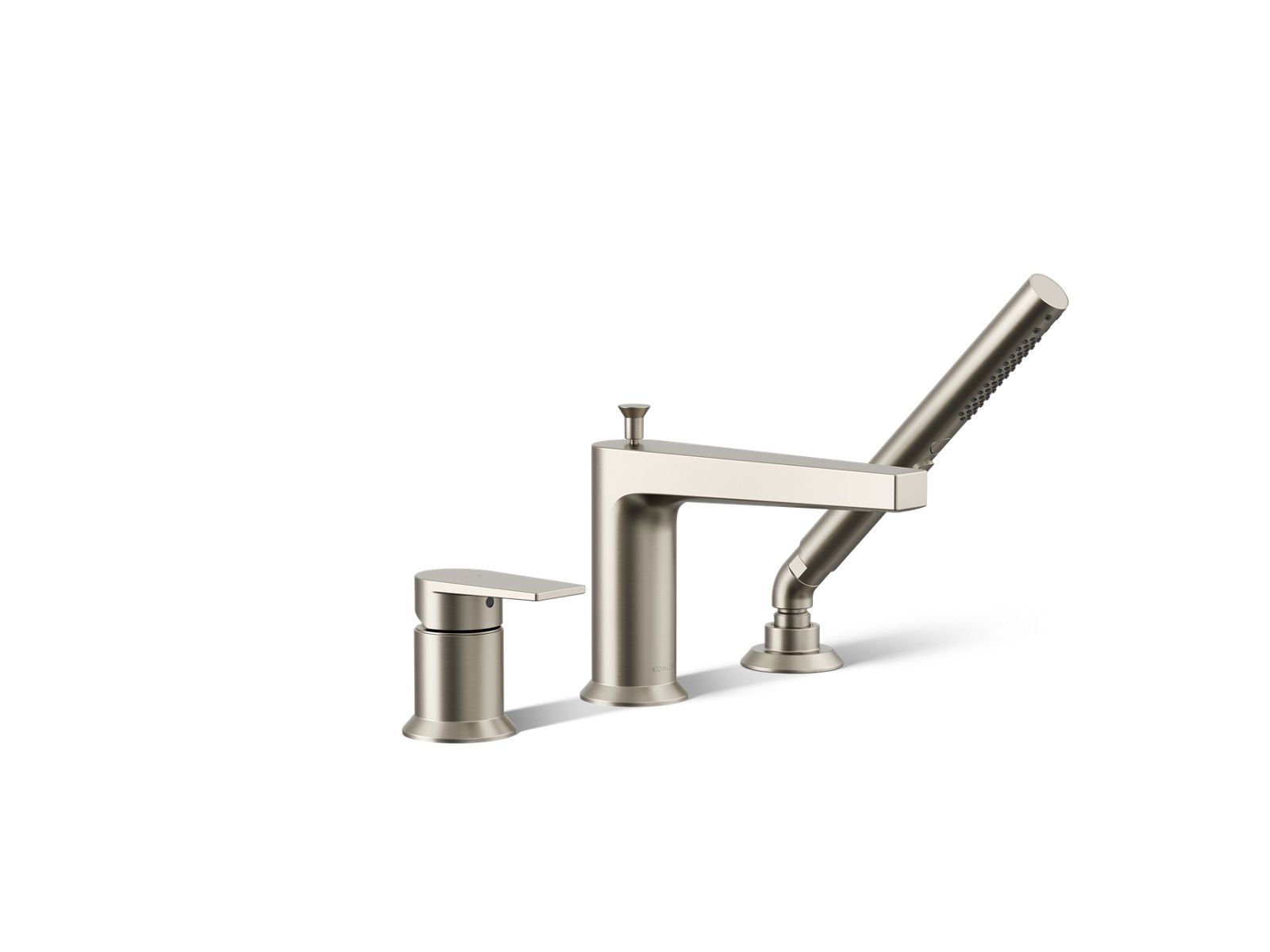 Taut Deck-mount bath faucet with handshower