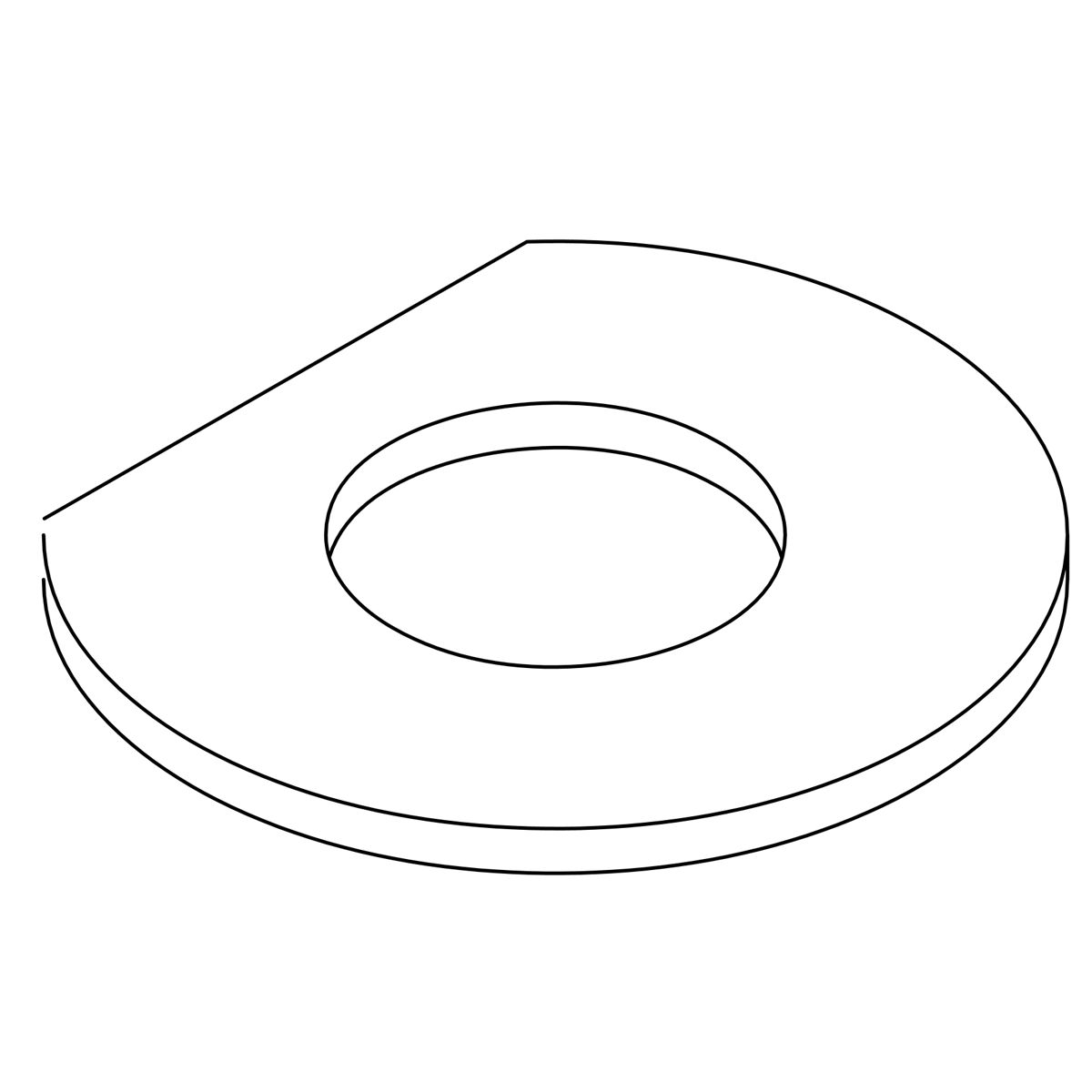 Kohler Genuine Parts Washer, .758 ID X 1.69 OD